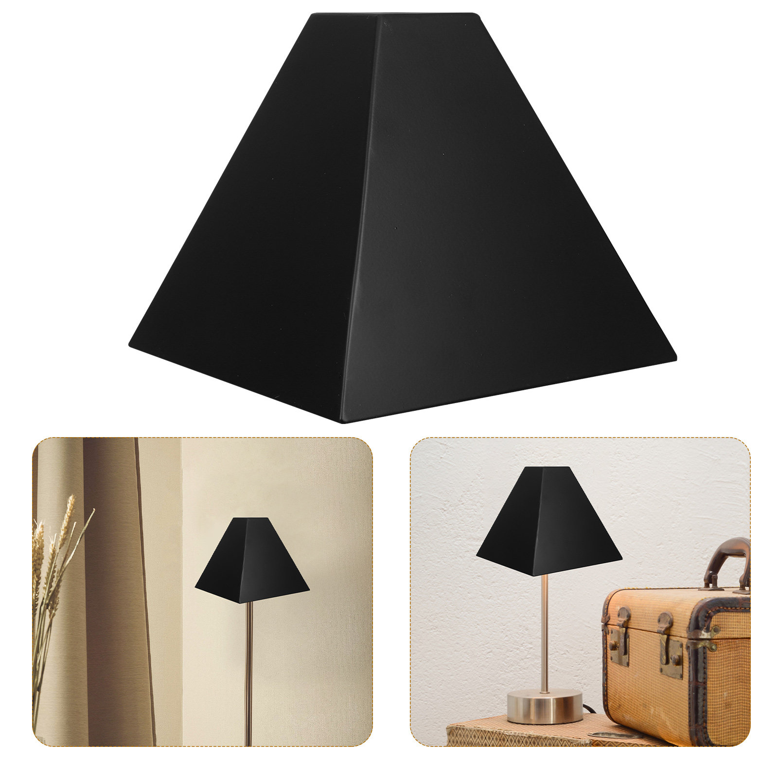 Geometric Lamp Shade - Pendant Lamp Shade Replacement Iron Quadrilateral