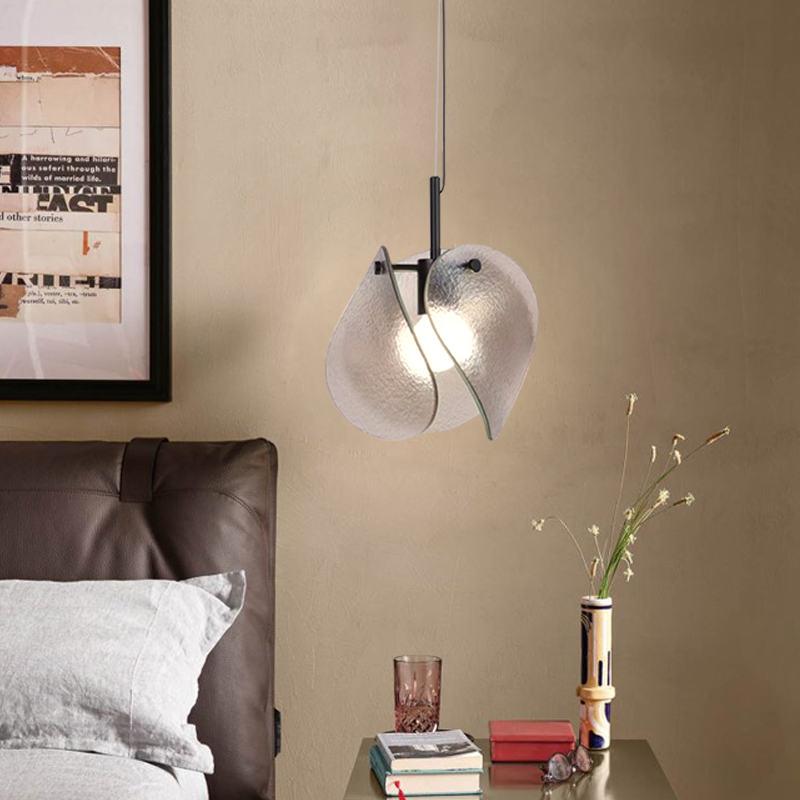 Lighting Metal Wall Decor - Retro Creative Glass LED Pendant Lamp