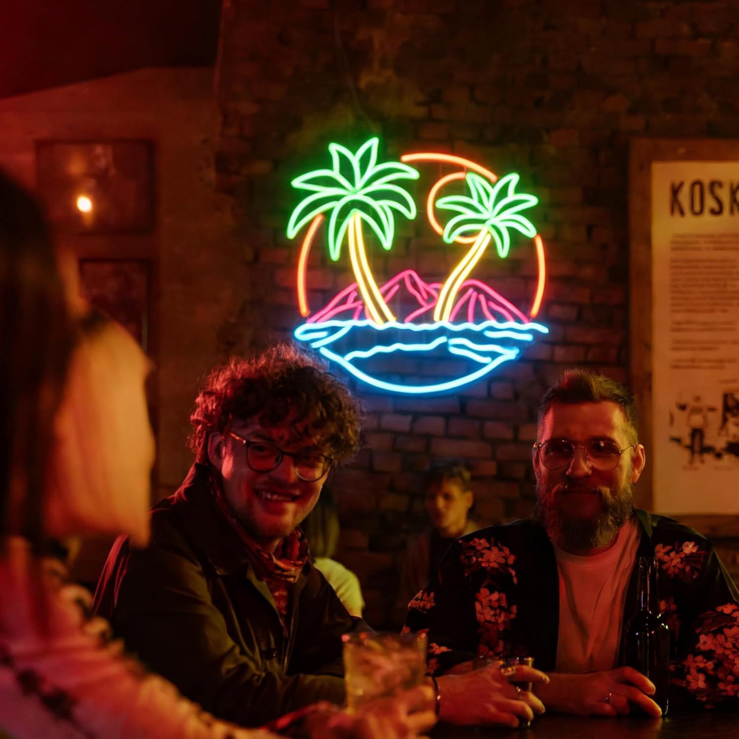 Tropical  Palm Tree LED Neon S - Lighting Decor Rentals recension och pris