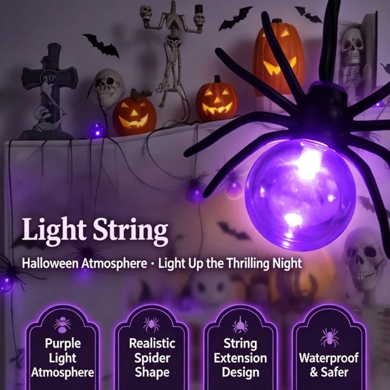 Battery Powered Spider LED Str - String Light Outdoor recension och pris