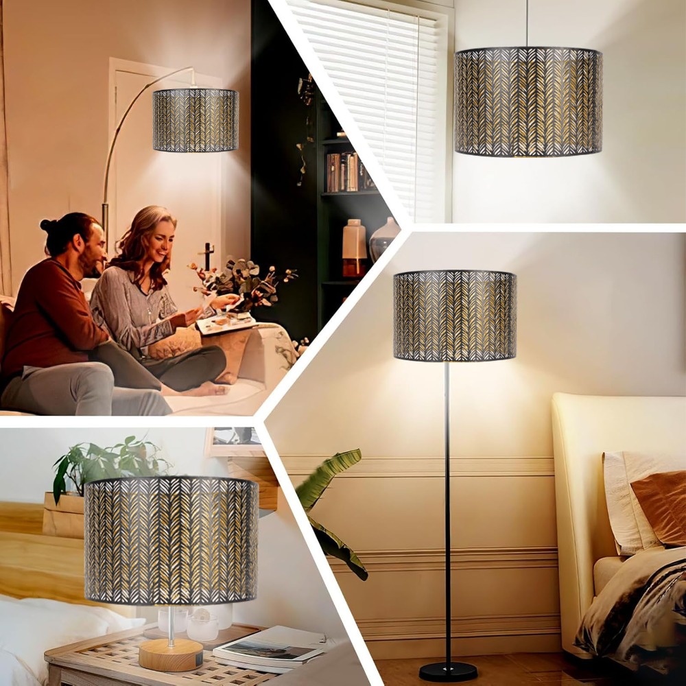 Simple Iron Lampshade Geometri - Geometric Lamp Shade recension och pris