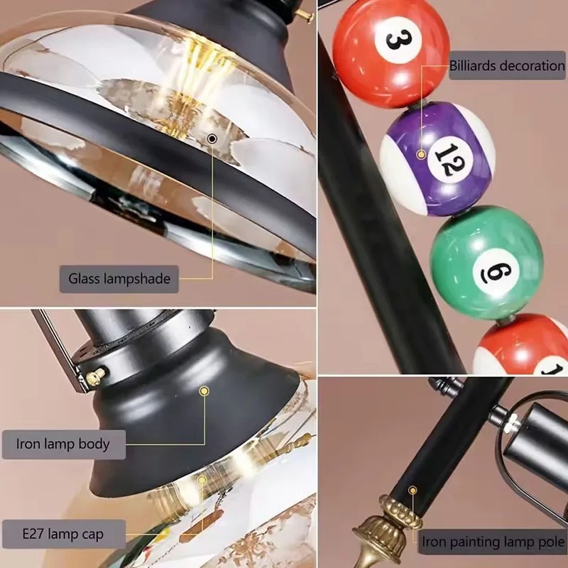American Retro Industrial  Pen - Lighting Metal Wall Decor recension och pris