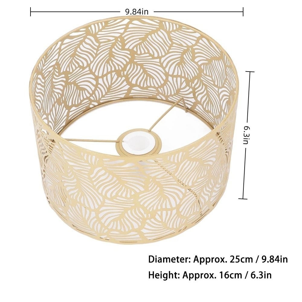 Simple Iron Lampshade Geometri - Geometric Lamp Shade recension och pris