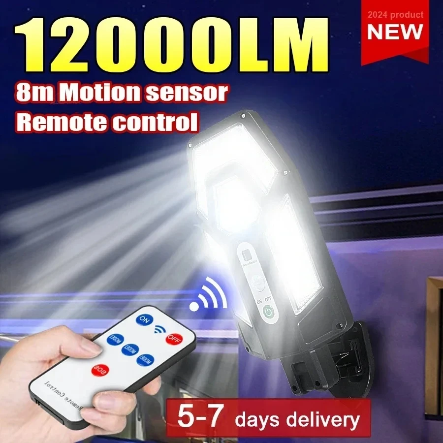 12000LM Powerful Solar Wall La - String Light Outdoor recension och pris