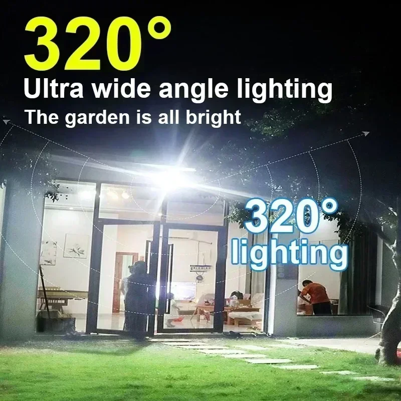 12000LM Powerful Solar Wall La - String Light Outdoor recension och pris