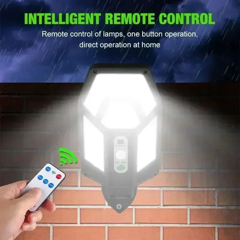 12000LM Powerful Solar Wall La - String Light Outdoor recension och pris