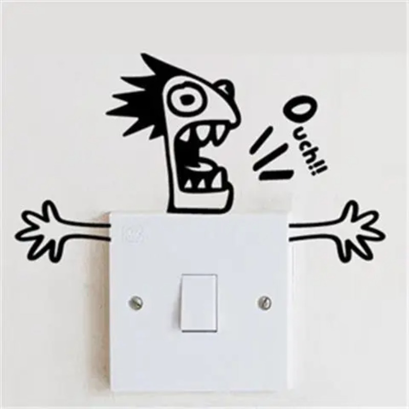 Funny Shock Monster Metal Swit - Lighting Metal Wall Decor recension och pris