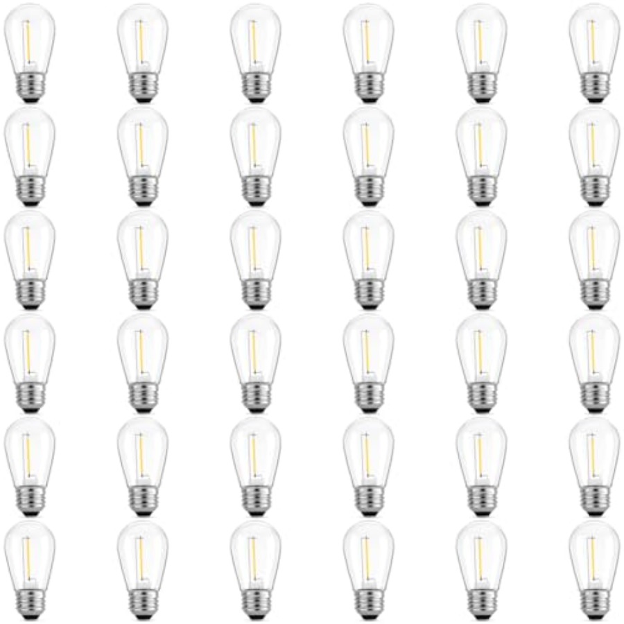 36 Pack S14 LED Bulbs for Outd - String Light Outdoor recension och pris