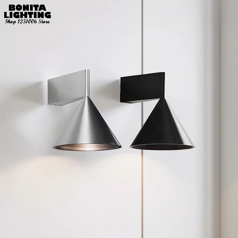 Nordic Geometric Cone Wall Lam - Geometric Lamp Shade recension och pris