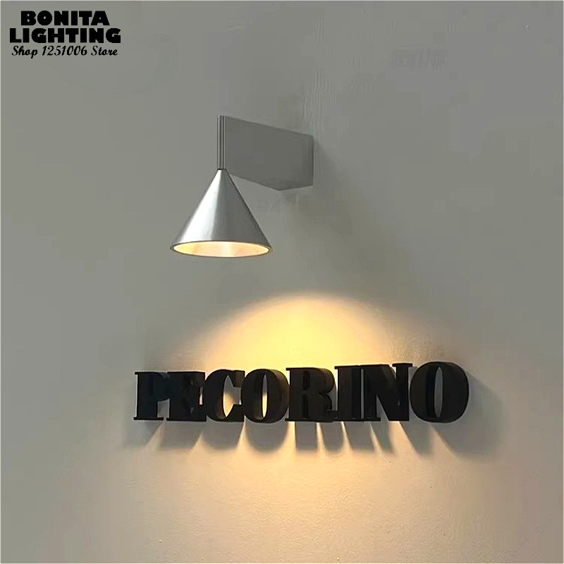 Nordic Geometric Cone Wall Lam - Geometric Lamp Shade recension och pris