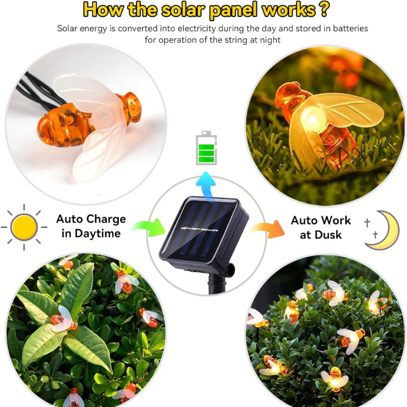 Solar Bee String Light 7m 50 L - String Light Outdoor recension och pris