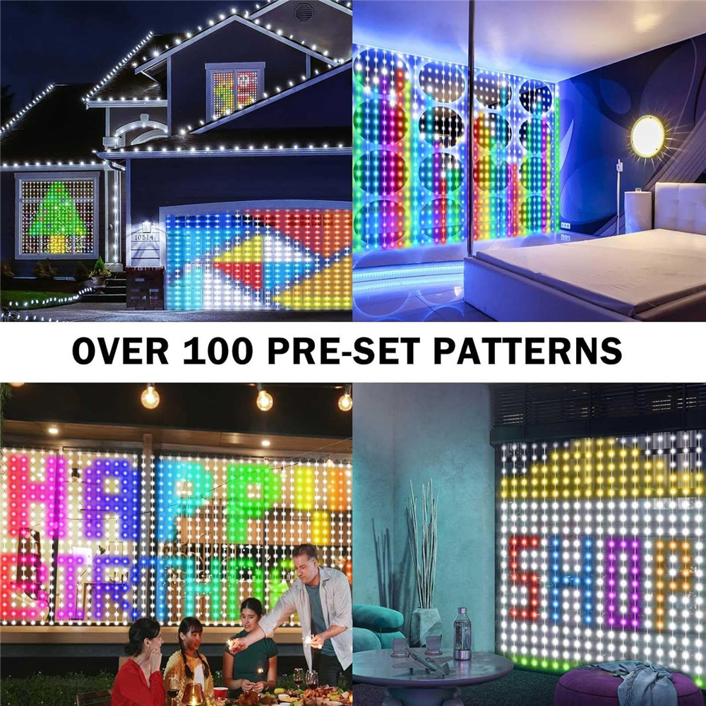 1/2PCS 400LED Curtain Lights L - String Light Outdoor recension och pris