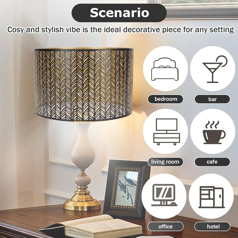Modern Iron Lampshade Geometri - Geometric Lamp Shade recension och pris