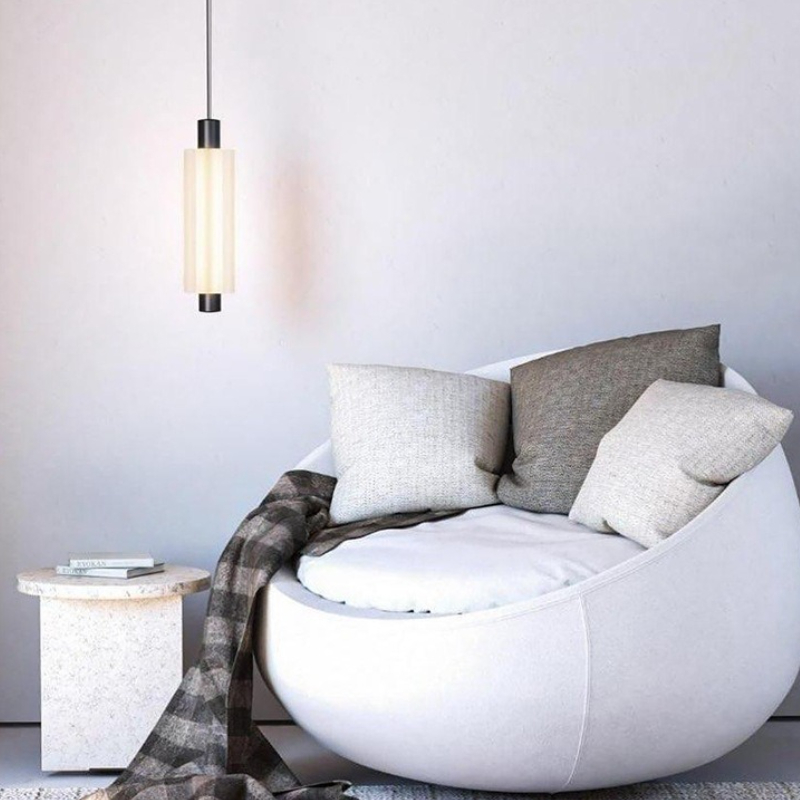 Modern Long Acrylic Pendant Li - Lighting Metal Wall Decor recension och pris