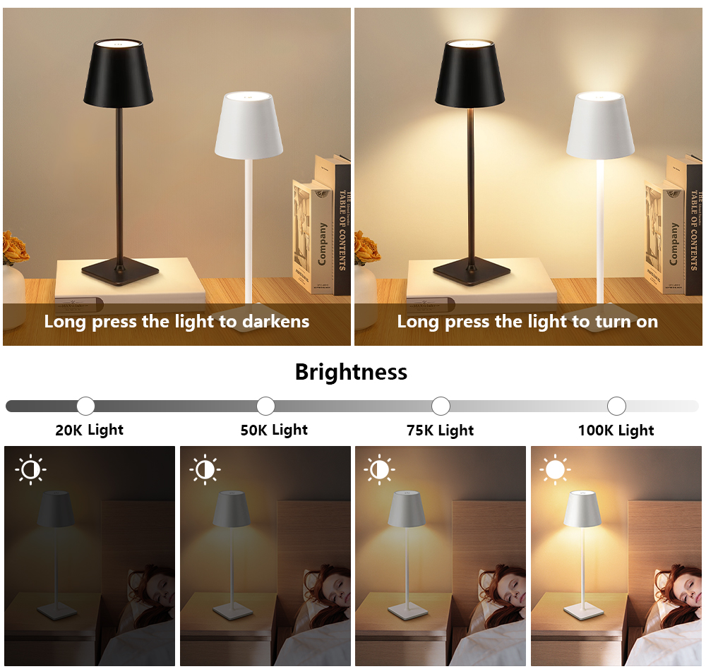 LED Rechargeable Desk Light Wi - Decor Lighting & Decor Fires Photos recension och pris